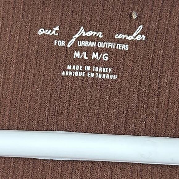 Urban Outfitters Brown Go for Gold Cropped Top size M/L - Picture 4 of 8